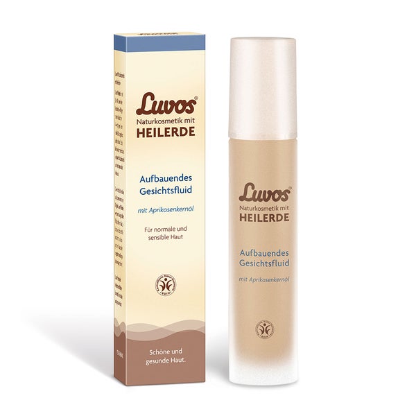 Luvos Heilerde aufbauendes Gesichtsfluid ungetönt 50 ml