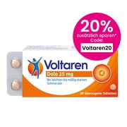 Produktabbildung: Voltaren Dolo 25mg Tabletten 20 St