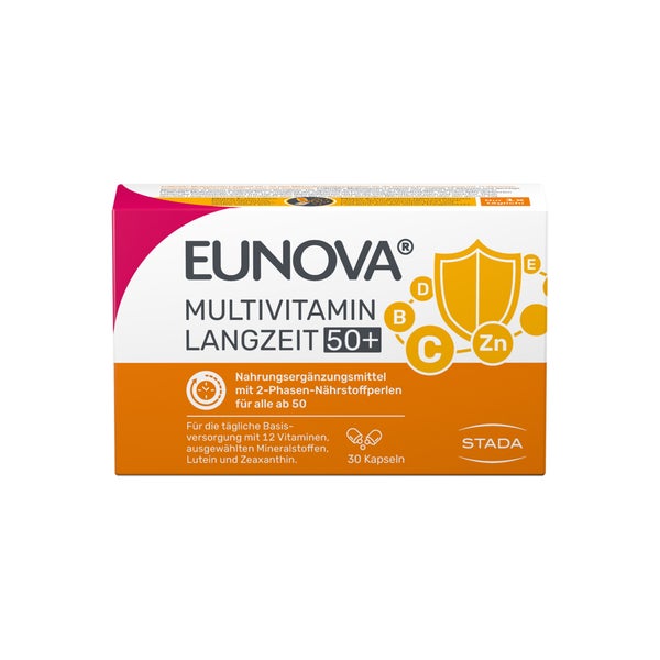 Eunova Langzeit 50+ Multivitamine / Mineralstoffe 30 St
