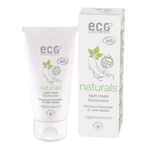 eco cosmetics Naturals Night Nachtcreme mit Gingseng und Granatapfel 50 ml