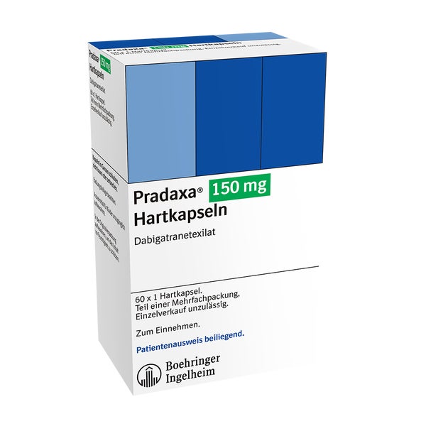 Pradaxa 150 mg Hartkapseln 180 St