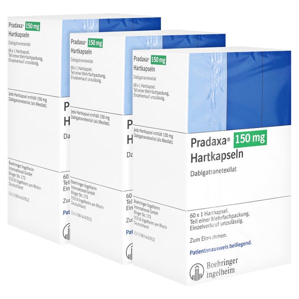 Pradaxa 150 mg Hartkapseln 180 St