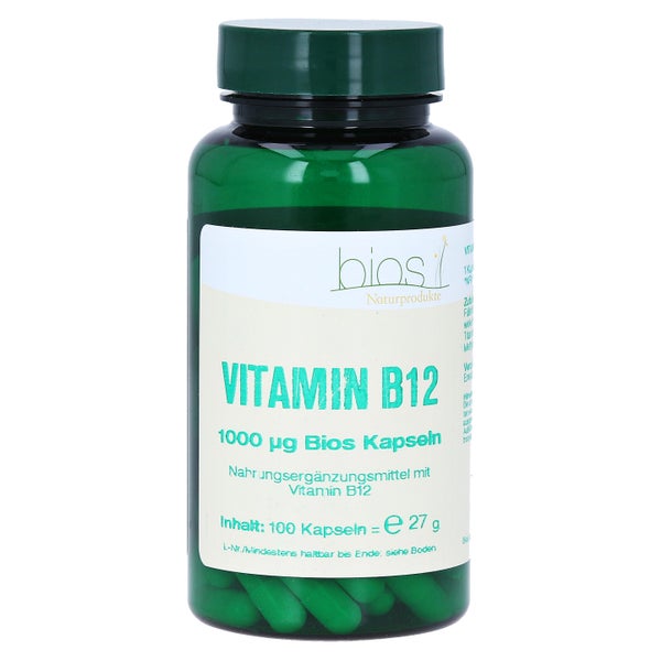 Vitamin B12 1000 µg Bios Kapseln 100 St