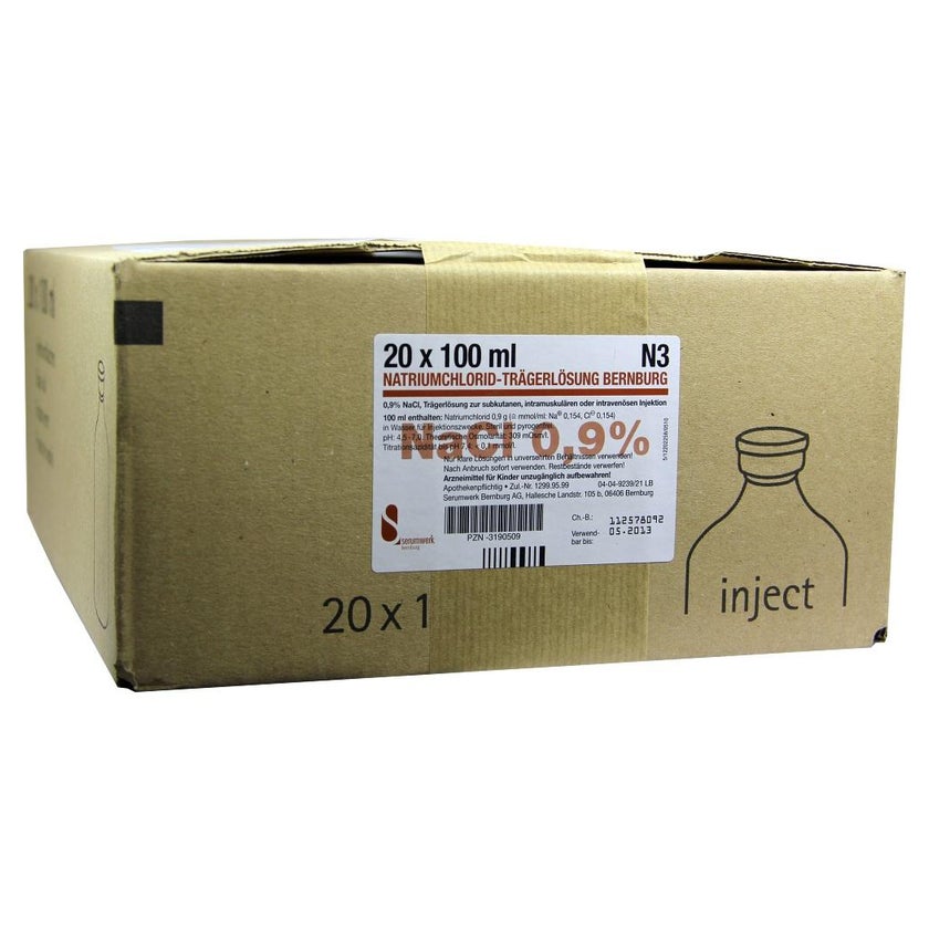 Natriumchlorid Trägerlösung Bernburg Inj 20X100 ml