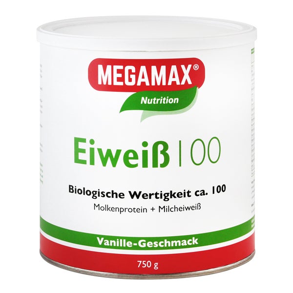 MEGAMAX Eiweiß 100 VANILLE 750 g