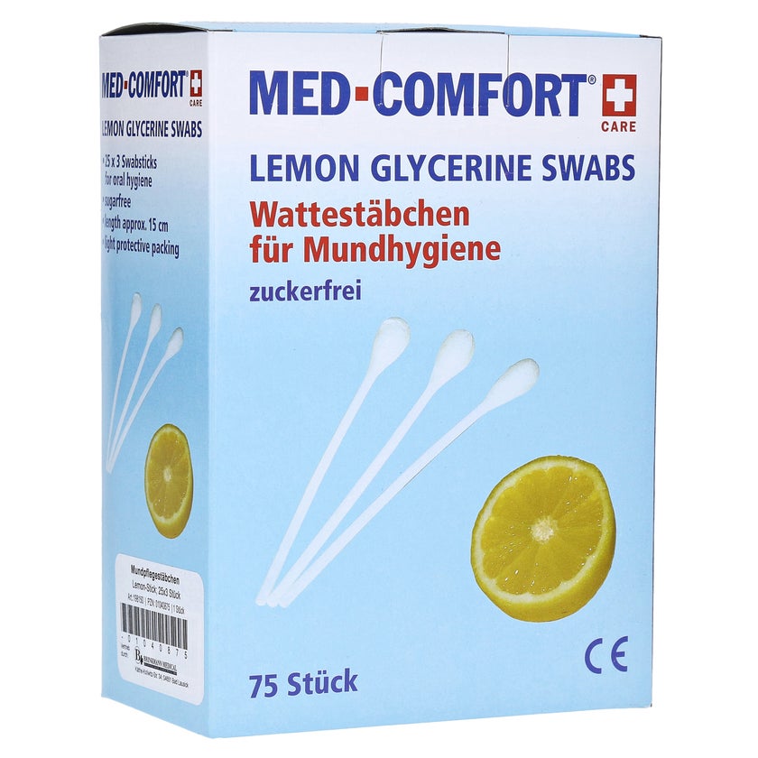 Mundpflegestäbchen Lemon Sticks 25X3 St