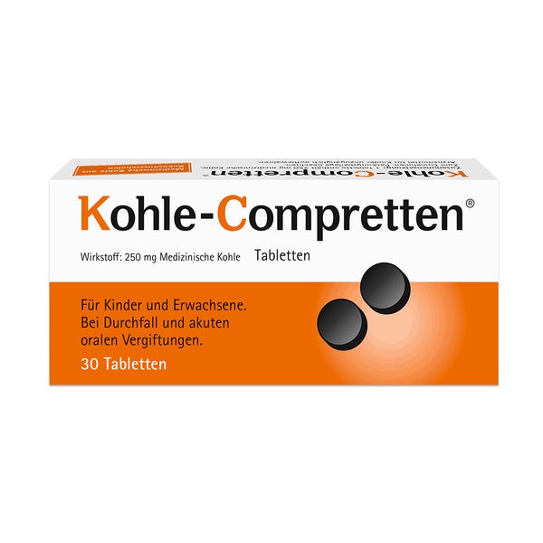 Kohle-Compretten 30 St