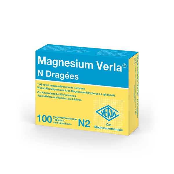 Magnesium Verla N Dragees 100 St