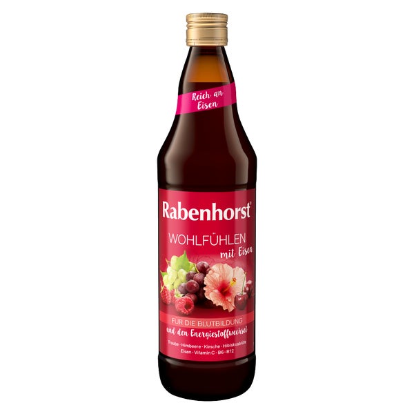 Rabenhorst Wohlfühlen mit Eisen Saft 700 ml
