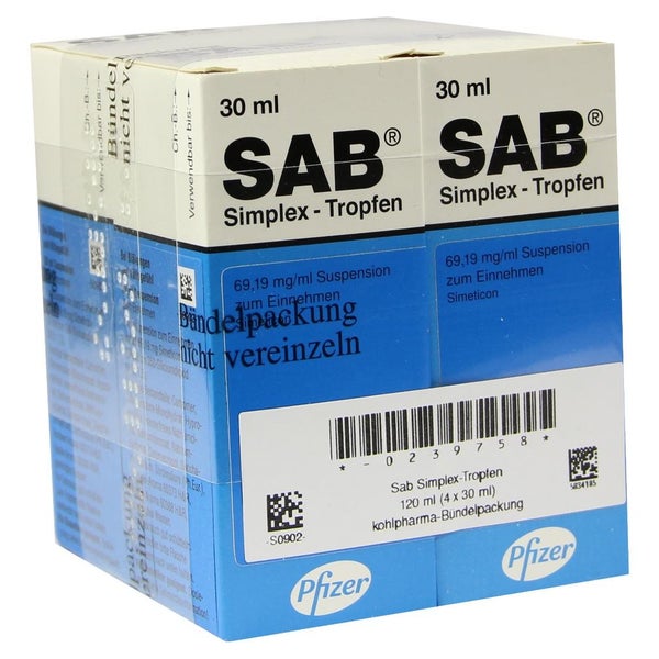 SAB Simplex Suspension zum Einnehmen - Reimport 4X30 ml