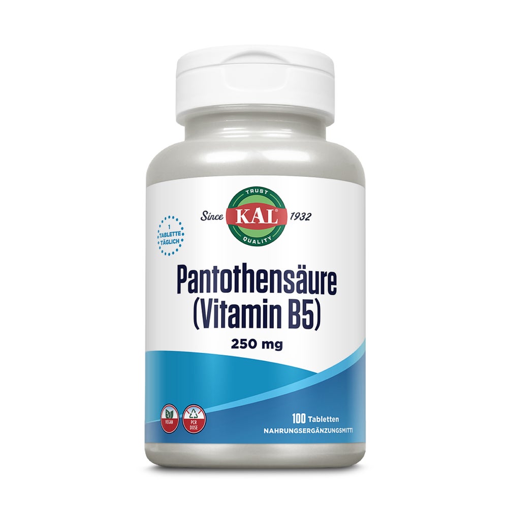 KAL Pantothensäure (Vitamin B 5) 250 mg 100 St