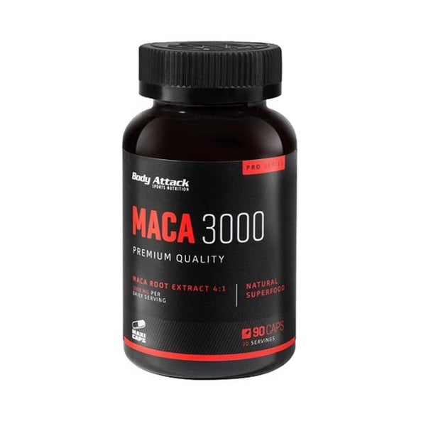 Body Attack Maca 3000 - 90 Caps 90 St