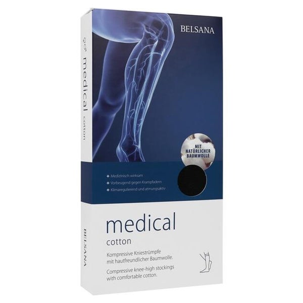 Belsana med Cotton AD Gr.M Gr.39-41 schw 2 St