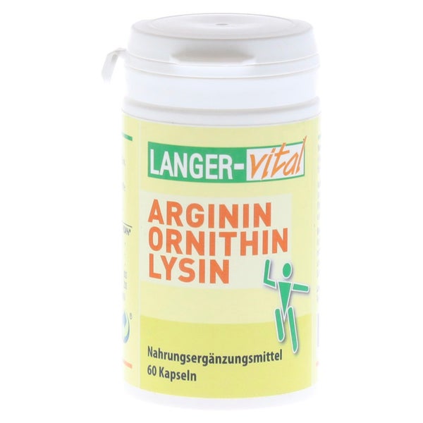 Arginin/ornithin 1000 Mg/tg Kapseln 60 St