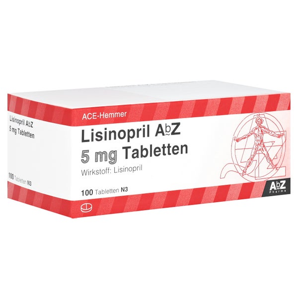 Lisinopril AbZ 5 mg Tabletten 100 St