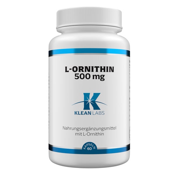 Klean Labs L-Ornithin 500mg 60 St