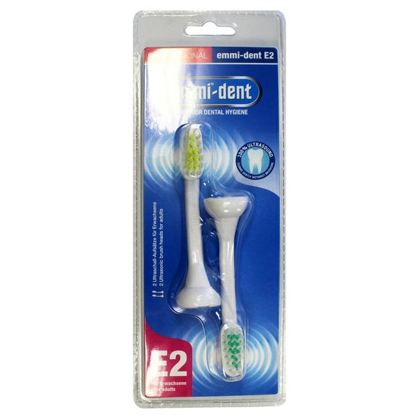 Emmi-dent Ultraschall Bürstenkopf Erwach 2 St