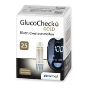 GlucoCheck GOLD Blutzuckerteststreifen 25 St