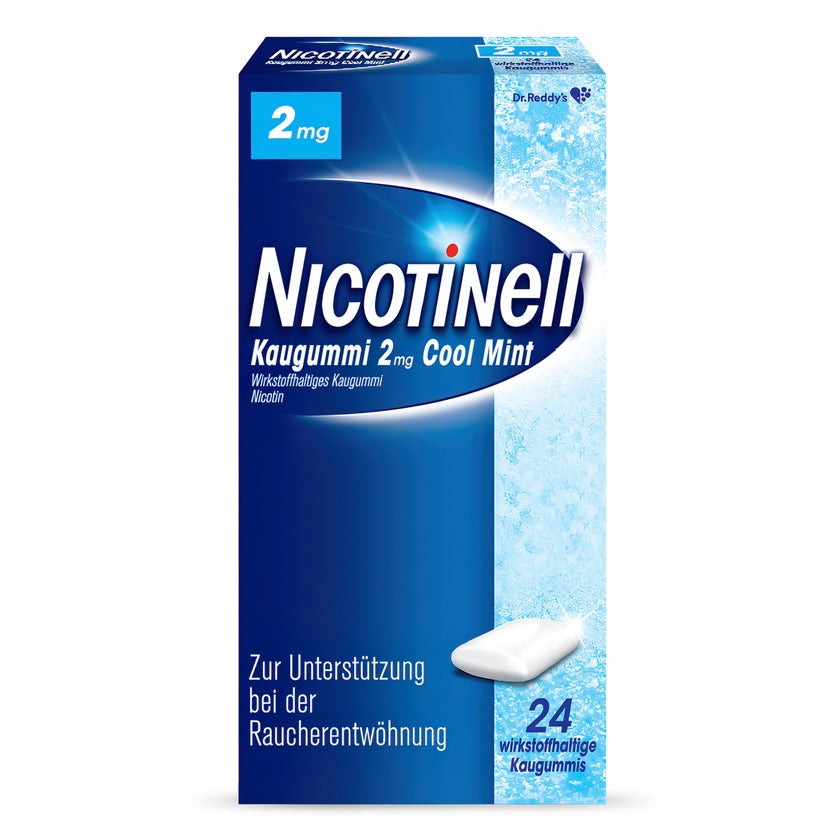 NICOTINELL Kaugummi 2 mg Cool Mint 24 St