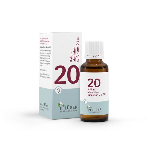 Schüßler-Salz Nr. 20 Kalium aluminium sulfuricum D6 30 ml
