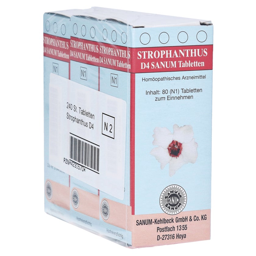 Strophanthus D 4 Sanum Tabletten 3X80 St
