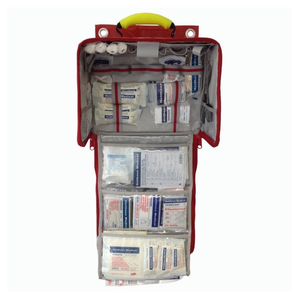 Holthaus Medical PARAMEDIC Wandtasche, wetterbeständig, mit Wandbefestigung - 1 Wandtasche mit Inhalt nach DIN 13169 1 St