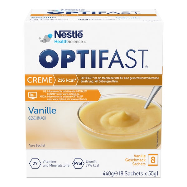 OPTIFAST Creme Vanille 8X55 g