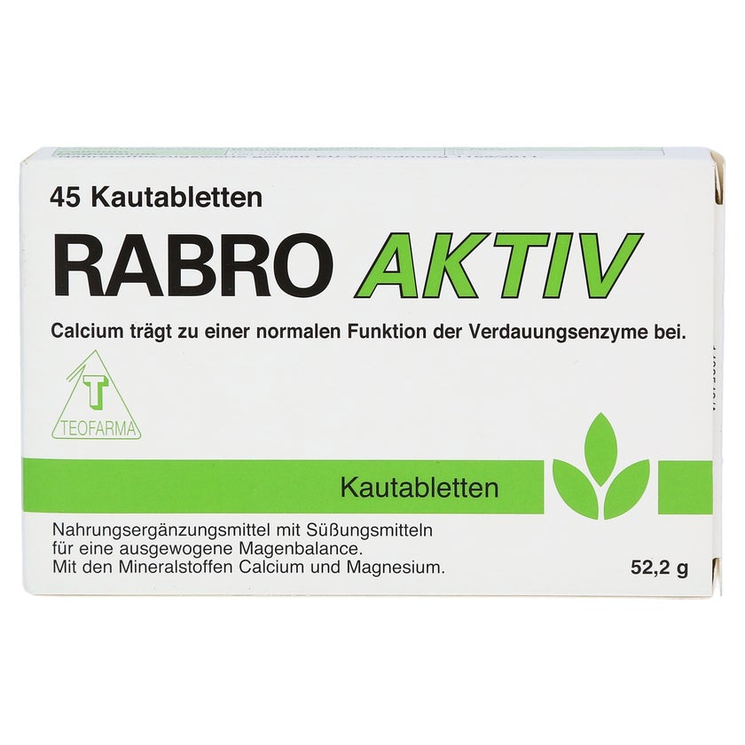 Rabro Aktiv Kautabletten 45 St
