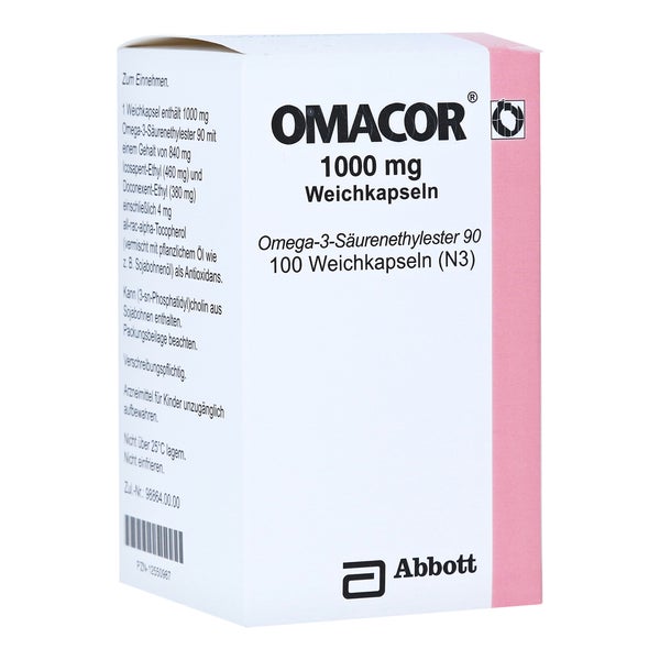 Omacor 1.000 mg Weichkapseln - Reimport 100 St