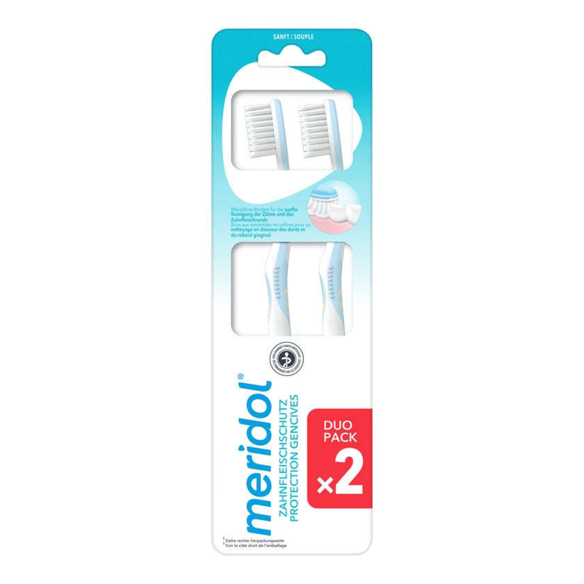 meridol® Zahnbürste Zahnfleischschutz 2 St
