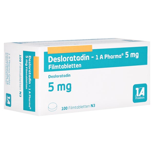 DESLORATADIN-1A Pharma 5 mg Filmtabletten 100 St
