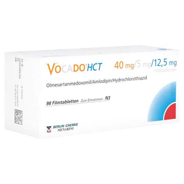 VOCADO HCT 40 mg/5 mg/12,5 mg Filmtabletten 98 St