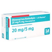 OLMESARTAN/Amlodipin 1A Pharma 20 mg/5 mg Filmtab. 98 St