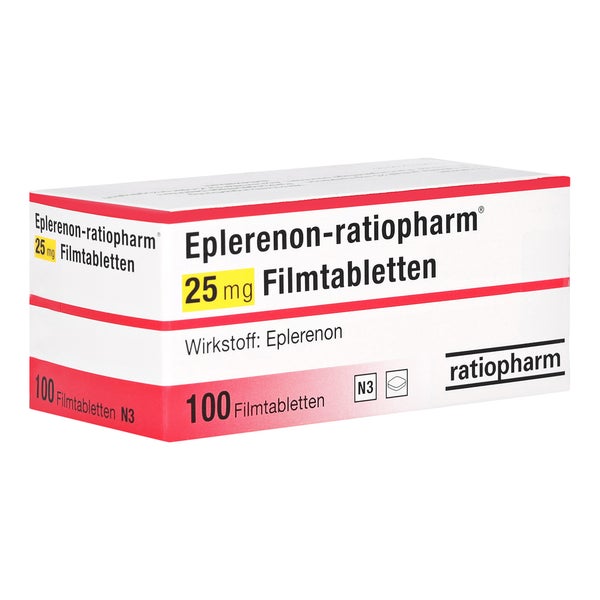 EPLERENON ratiopharm 25 mg Filmtabletten 100 St