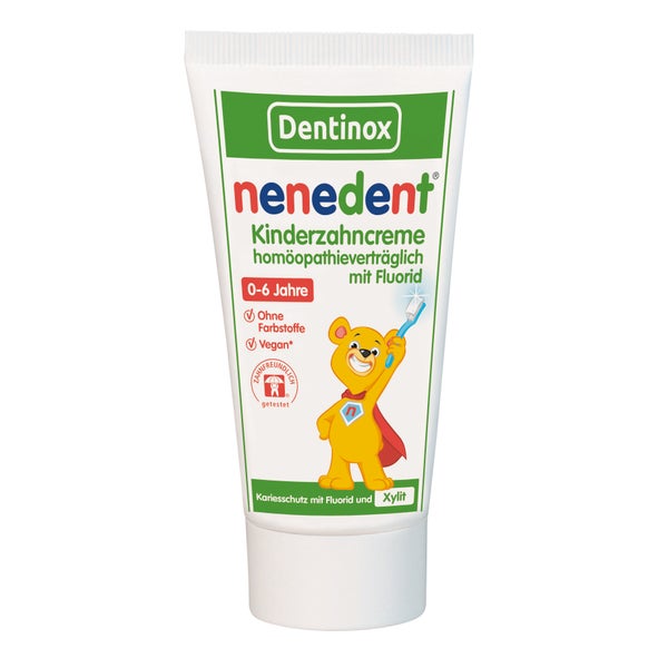 nenedent Kinderzahncreme homöopathieverträglich mit Fluorid 50 ml