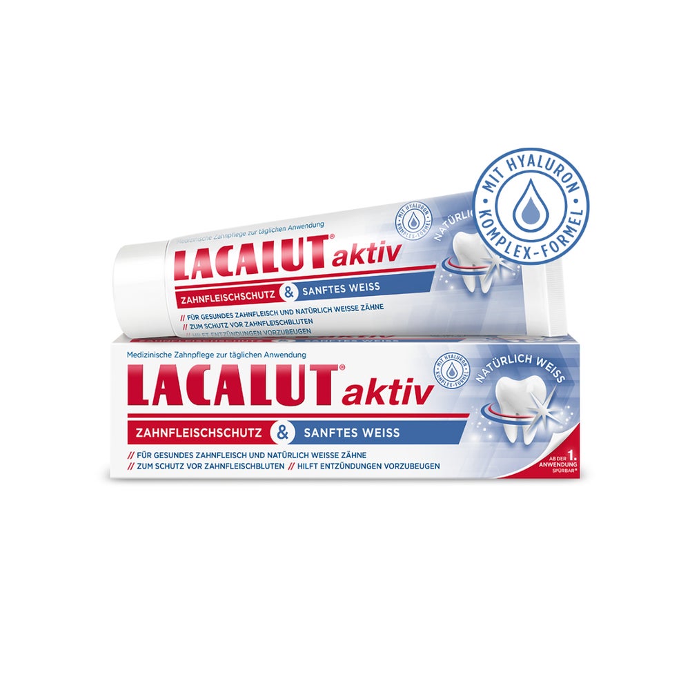 Lacalut aktiv Zahnfleischschutz & sanftes Weiss 75 ml