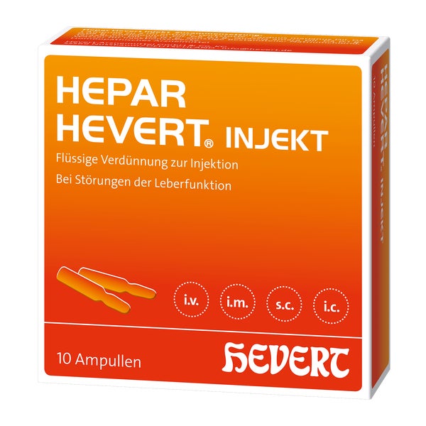 Hepar Hevert Injekt Ampullen 10X2 ml