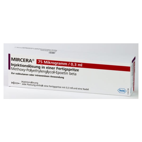 MIRCERA 75 Mikrogramm/0,3 ml Inj.-Lsg.i.e.F.-Sp. 1 St