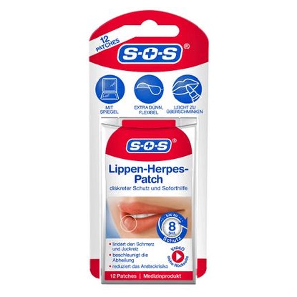SOS Lippenherpes-patch 12 St