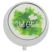 Produktabbildung: Pillendose rund Metall Motiv GLÜCK sorti 1 St