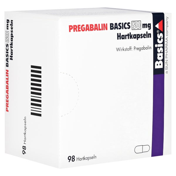 Pregabalin Basics 50 mg Hartkapseln 98 St