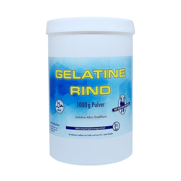 Gelatine RIND Pulver Halal 1000 g