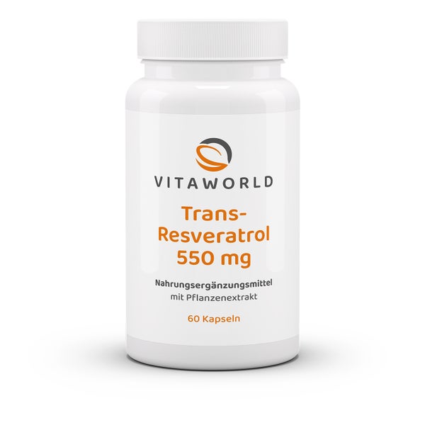 Trans-resveratrol 550 mg Kapseln 60 St
