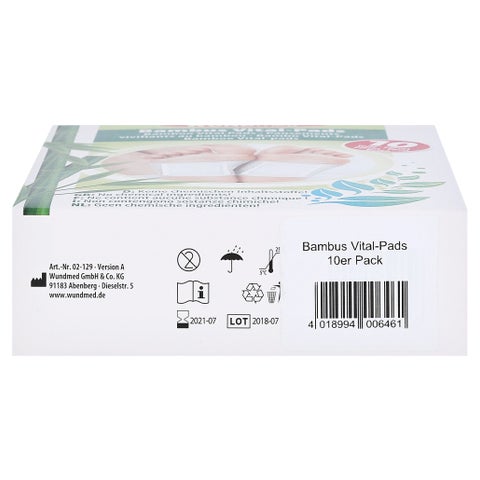Erfahrungen zu BAMBUSPFLASTER VitalPads Entgiftung+Vitalisierung medpex