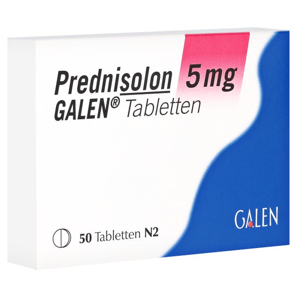 Prednisolon 5 mg GALEN Tabletten 50 St
