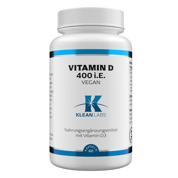Klean Labs Vitamin D 400 I.E. 60 St