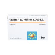 Produktabbildung: Vitamin D3 Köhler 2.000 IE 20 St