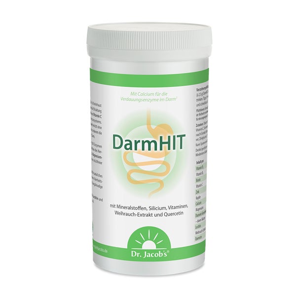 Dr. Jacob's DarmHIT mit Kieselerde+Weihrauch+Quercetin 210 g