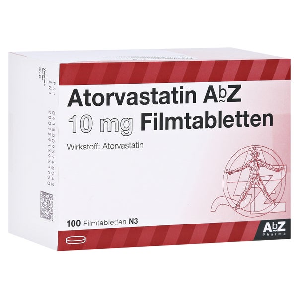 Atorvastatin AbZ 10 mg Filmtabletten 100 St