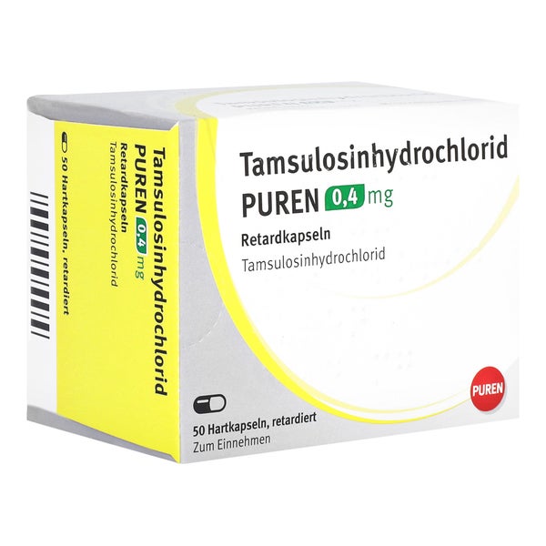 TAMSULOSINHYDROCHLORID PUREN 0,4 mg Retardkapseln 50 St